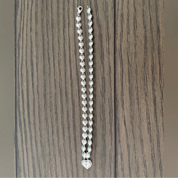 Tiffany & Co. Silver Heart Charm Necklace - Picture 6 of 11
